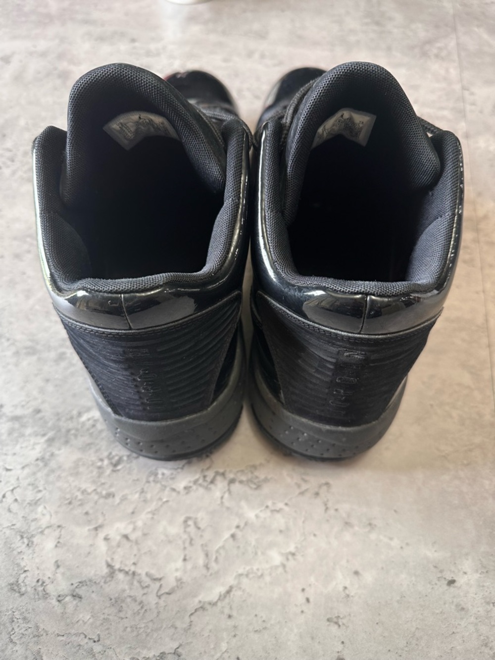 Nike Air Jordan Black Sneakers CK6636-005 Men’s Size 12 Triple Black Athletic S - Picture 2 of 7